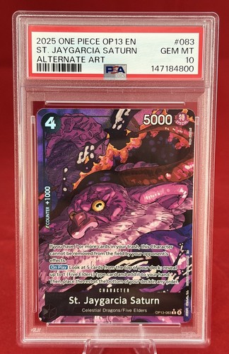 St. Jaygarcia Saturn (Alternate Art) graded PSA 10 for sale on eBay