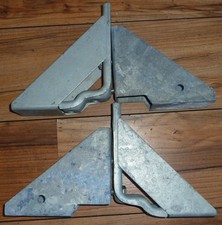 2 Pairs ALKO  Al-ko Inner & Outer Side Lift Jacking Brackets up to 2000kg