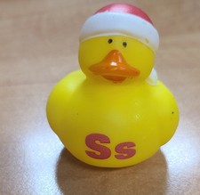 Rubber Duck Santa Alphabet Letter Ss Jeep