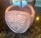 Vintage Van Briggle Pottery Butterfly Moth Vase Pot Planter