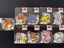 Sticker B SIDE LABEL Pokemon Japan Water  UV Ray Protected 9 piece set