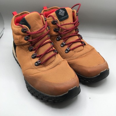 Columbia Fairbanks Mid Hiking Boots Mens 11.5 Brown Lace Waterproof BM7744-273