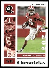 DeVonta Smith Rookie 2021 Panini Chronicles Draft Picks #6 Alabama Crimson Tide