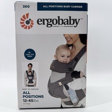 Ergobaby 360 Cool Air Breathable Mesh All Position Baby Carrier Gray Free Ship