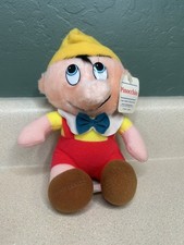 VINTAGE 1980s WALT DISNEY PRODUCTIONS PINOCCHIO PLUSH DOLL TOY