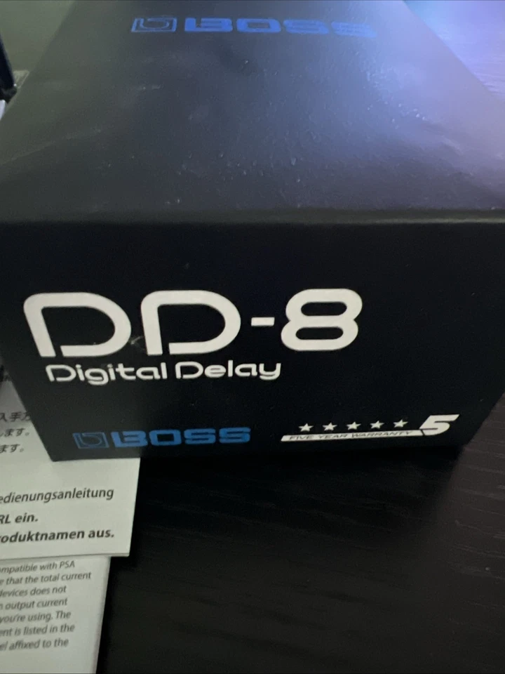 BOSS DD-8 PEDAL DE EFEITO DE ATRASO DIGITAL COMPLETO NOVO NA CAIXA ÓTIMO ESTADO - Imagem 3 de 4