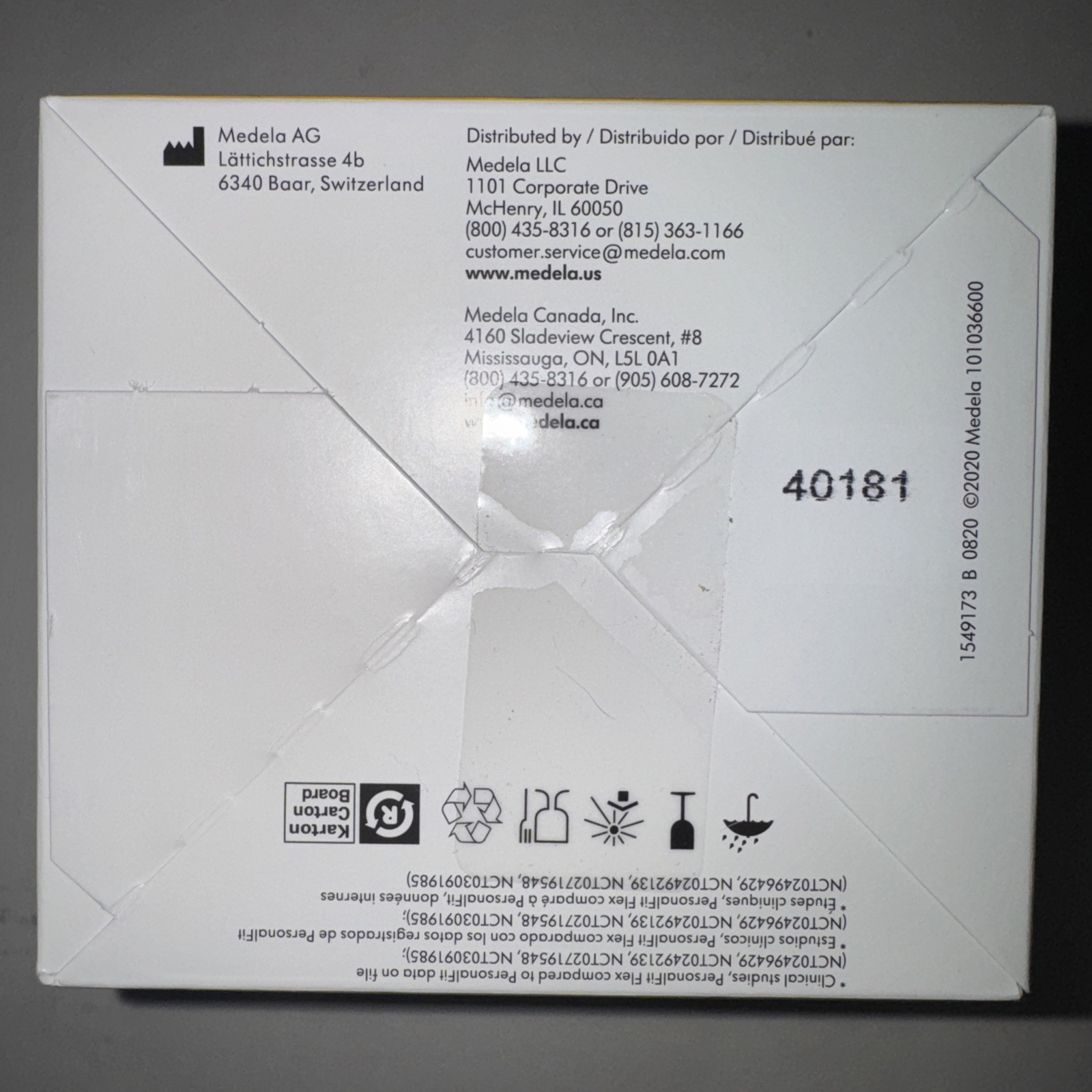 3 Boxes Medela Personal Fit Flex Breast Shields 24 mm  Each Box Has 2 Inside.