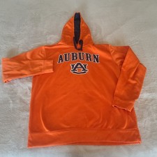 Auburn Tigers War Eagles Mens Extra Large Orange Sweatshirt Hoodie Pullover