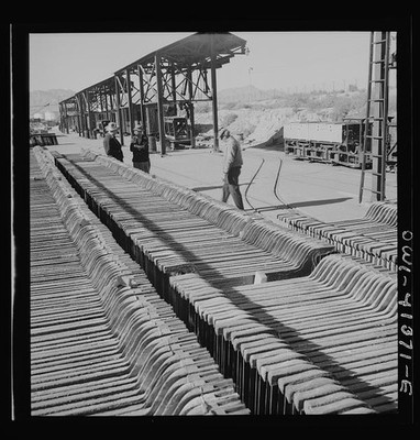 Photo:El Paso Texas 1942 Phelps-Dodge Copper Refining Plant Workers