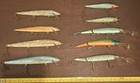 (9) Vintage Rebel Minnow Lures: Shallow And Deep Divers — photo 1