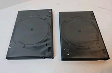 Lot Of 2 Empty Blockbuster Double Disc DVD Rental Cases no disc 