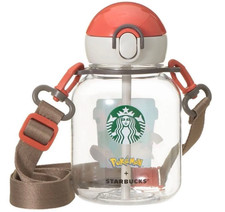 Pokemon x Starbucks Pikachu Straw Tumbler Strap 458ml 2026 NEW Japan