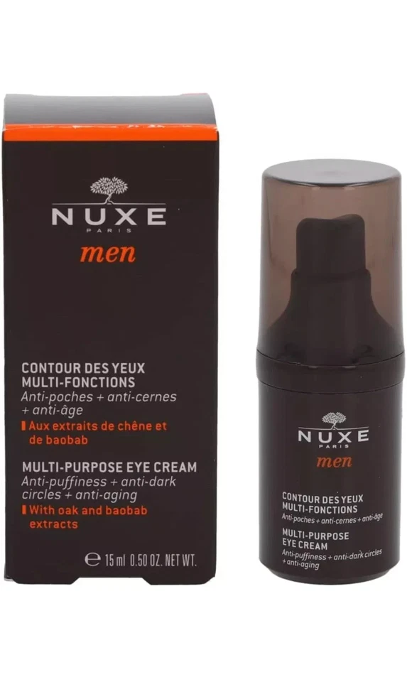 NUXE Men Multi-Purpose Eye Cream 15ml | Anti-Fatigue Moisturiser for Eye Contour - Image 4 of 4