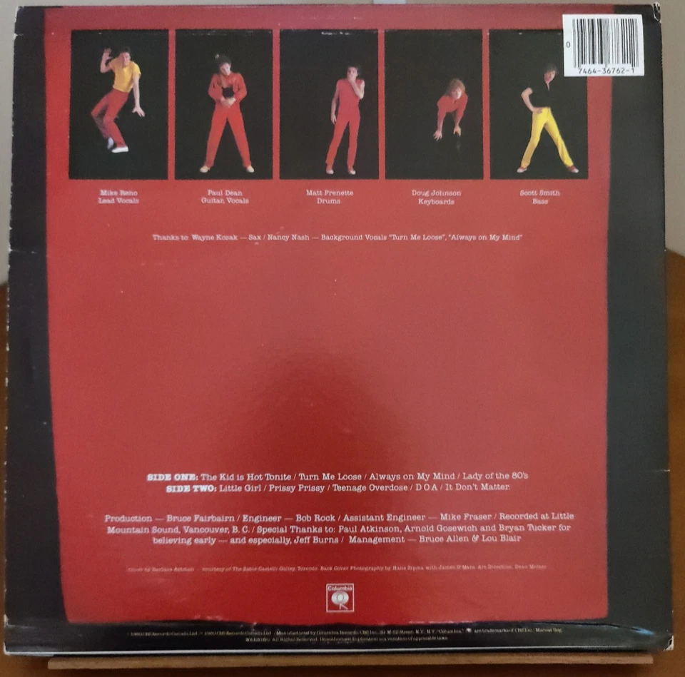 Loverboy ‎– Loverboy 1980 VG LP Hard Pop Arena Rock JC 36762 Columbia Records EX - Image 2 of 4