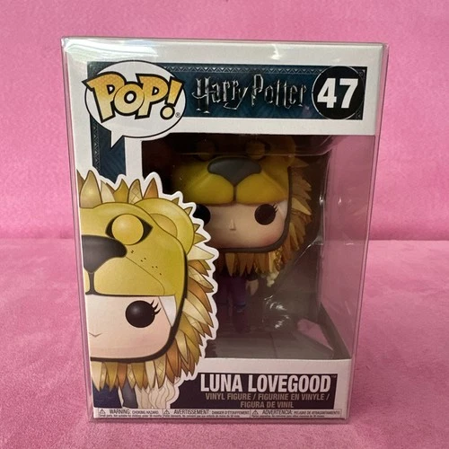 Funko Pop! Harry Potter - Luna Lovegood (w/ Lion Head) #47 W Pop Protector