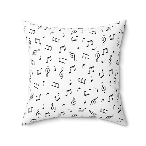 Musical Notes Square Pillow, Home Decor - Picture 12 of 13