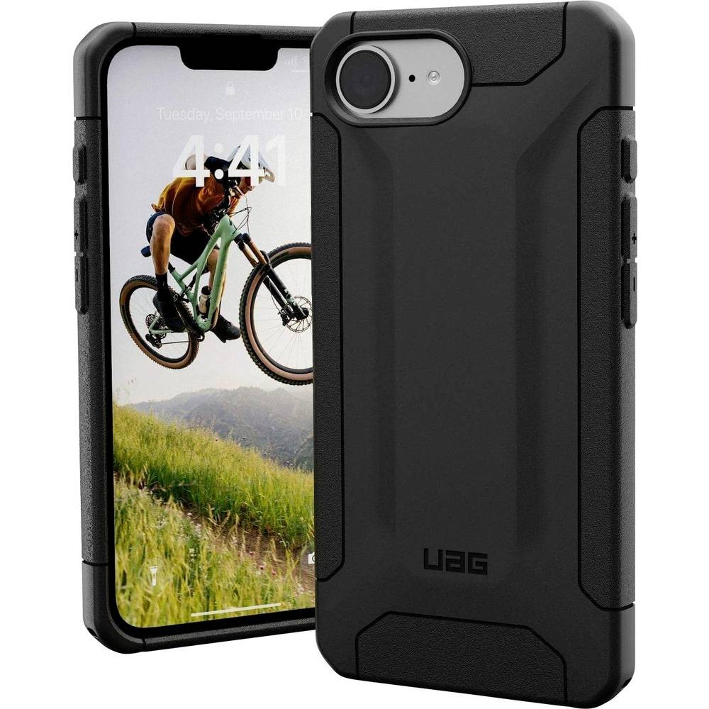 Urban Armor Gear Scout Custodia outdoor Apple iPhone 16e Nero Anti urti