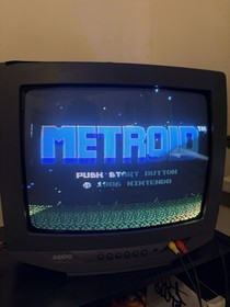 Lot Of 3 NES Nintendo Entertainment System Games Metroid, Rampage, Tennis TESTED