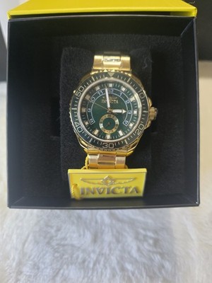 Invicta Green And Gold Pro Diver Men's Watch - 44mm (PF21686)