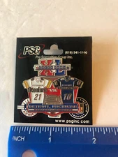 Super Bowl XL 2006 Steelers vs Seahawks JERSEYS Detroit MI Lapel Pin Brooch #F8