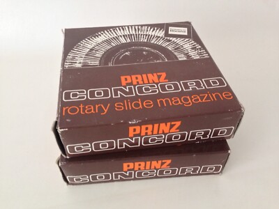 2 x Prinz concord rotary slide magazine Diamagazin Dia Magazin