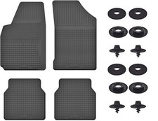 Gummifußmatten + Stopper: Volkswagen Jetta II Limousine 1984-1992