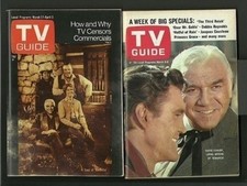 Bonanza TV Guides Lorne Greene Michael Landon Dan Blocker David Canary