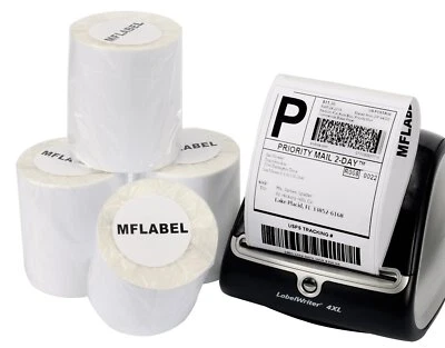 MFLABEL 2-120 DYMO LabelWriter 4XL Direct Thermal Shipping Labels 4x6 1744907 Compatible