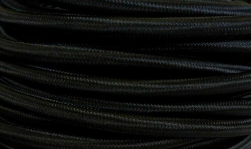 Textilkabel 4x0,75mm² schwarz Lampenkabel 4-adrig 4x0,75 Ersatzkabel 4x0.75 - Bild 4 von 4