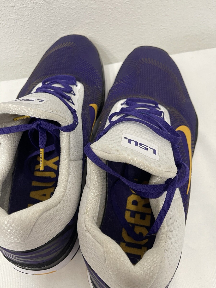 Nike Free Trainer V7 LSU Tigers Mens Sz 12 Purple AA0881-500 