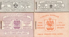 CANADA 1953 SET OF 4 BOOKLETS MNH