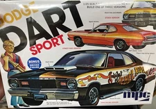 MPC 798 1975 Dodge Dart Sport 3n1 1/25 MODEL CAR MOUNTAIN FS