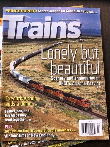 Trains Magazine The Magazine of Railroading 2020 6 Issues - Picture 4 of 6