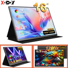 120Hz Portable Monitor 18.5'' HDR 1080p Screen Extender for Laptop Gaming Switch