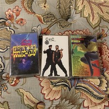 Lot Of 3, 1990  s Dance Party Cassette Tape by Various Artists C C Music Factory