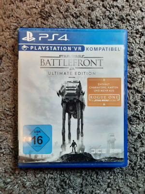 Star Wars Battelfront PS4 Ultimate edition mit CD , Hülle und codes for dlc maps