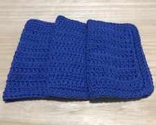 HANDMADE SET OF 3 CROCHET COTTON DISH CLOTHS OR WASH CLOTHS 8.5x8.5 INCHES NEW 