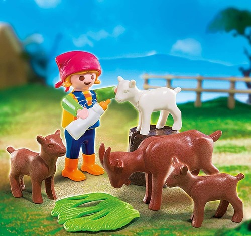 Playmobil ® 70420 Fille avec ses chèves / Spécial Plus - Neuf - New - nuevo - Picture 2 of 2