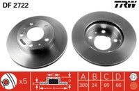 Bremsscheibe Fiat P. Ducato 94-/02-/06- 18 300MM