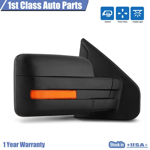Right Mirror Power Heated Turn Signal Fits 2009-2011 Ford F150 4.6L FO1321349