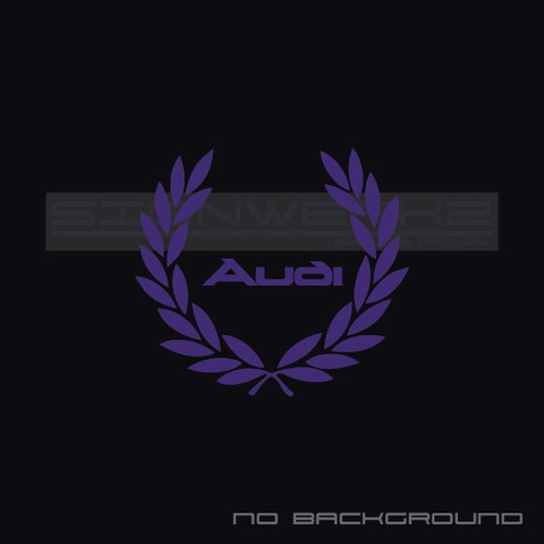 Audi Racing Wreath Decal Sticker logo A4 S4 S3 S5 A5 A6 R8 TTRS RS3 RS5 Pair - Picture 7 of 11