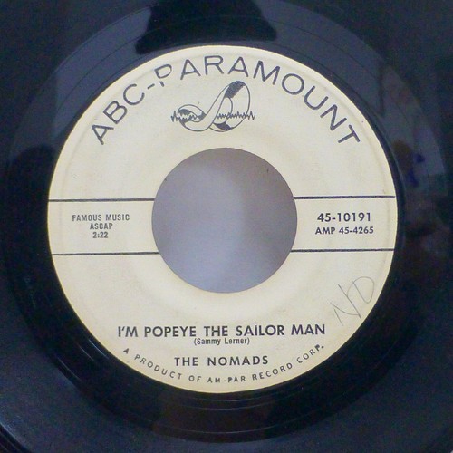 The Nomads GARAGE Atchinson, Topeka And The Santa Fe Rock Popeye The Sailor jr X - Imagen 1 de 2