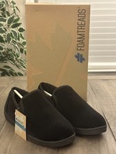 Foamtreads Men's US 7M Regal 2U Black Noir Slipper's