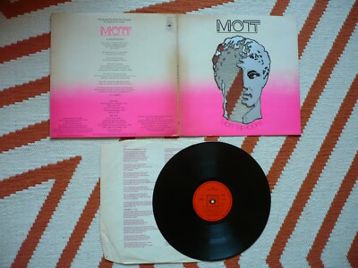 Mott The Hoople Mott Vinyl UK 1973 CBS 1st Press LP & Acetate Cover Mick Ralphs