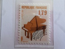 FRANCE 1989 timbre Préoblitéré 203, INSTRUMENT MUSIQUE, PIANO, neuf** MNH