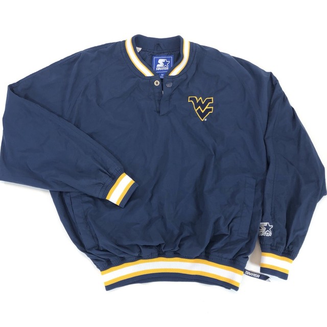 Vintage Starter Mens Size Medium West Virginia Mountaineers Pullover