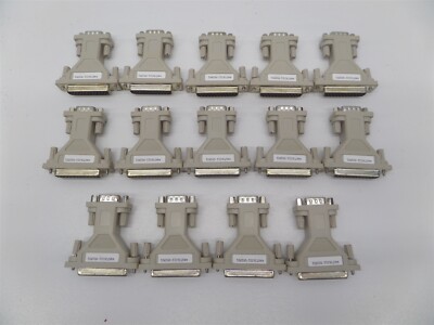 Lot of 14 - Unbranded 44A736311-001R001 DB9 Male to DB25 Female Serial Adapter 