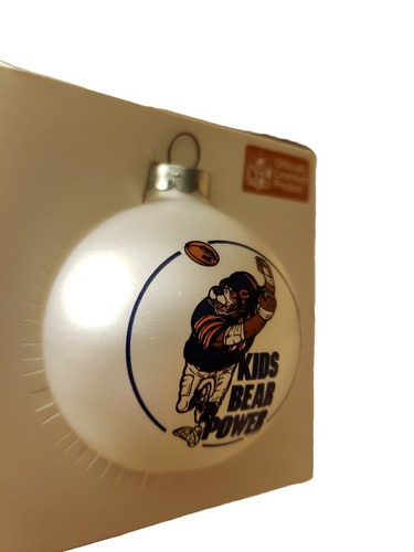 NFL Chicago Bears 1980 Vintage Ornament Staley Kid Power Club Topperscot Neu aus altem Lagerbestand - Bild 7 von 12
