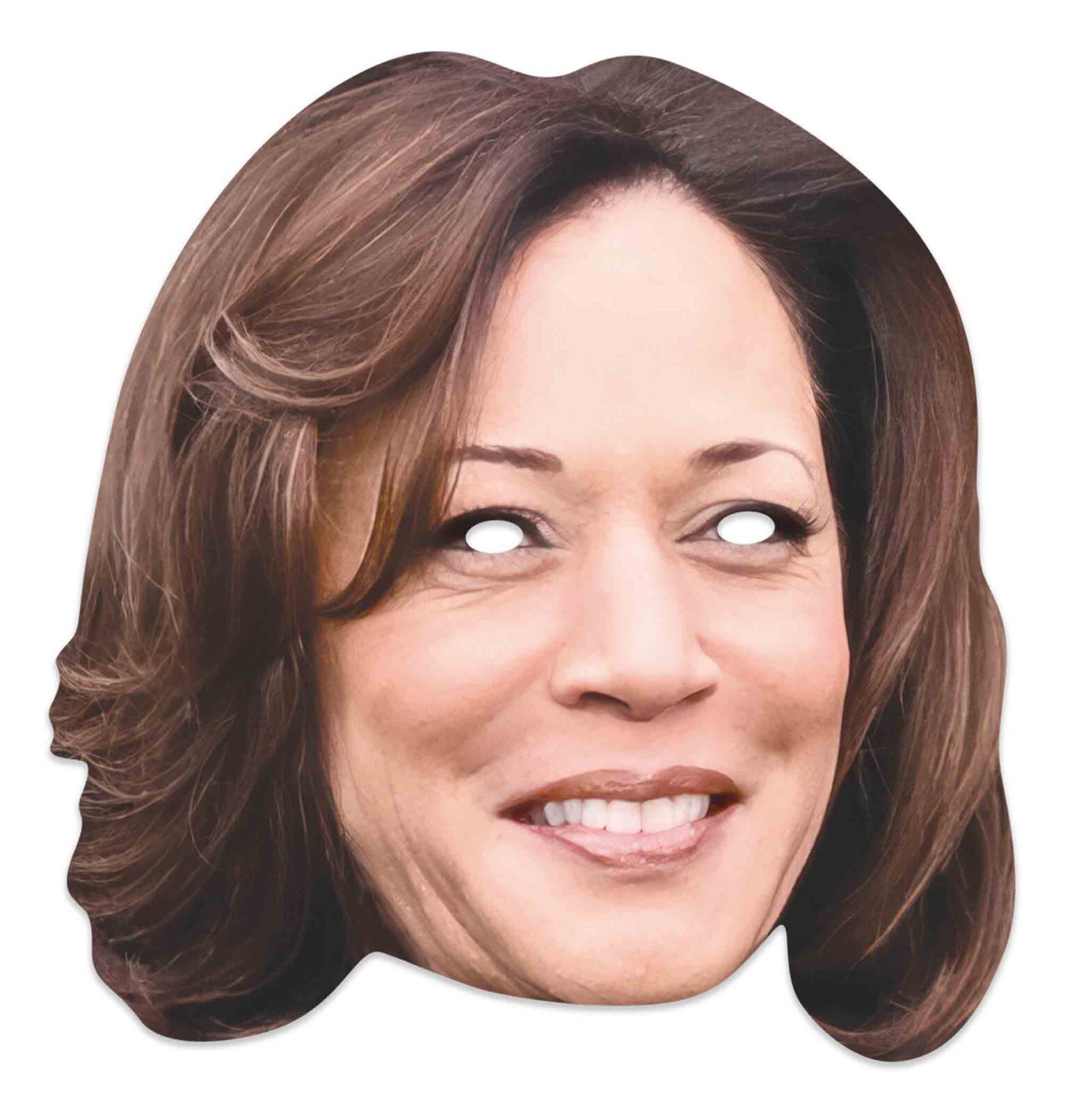 Kamala Harris 2D Card Party Face Mask American Politician USA Election 2024