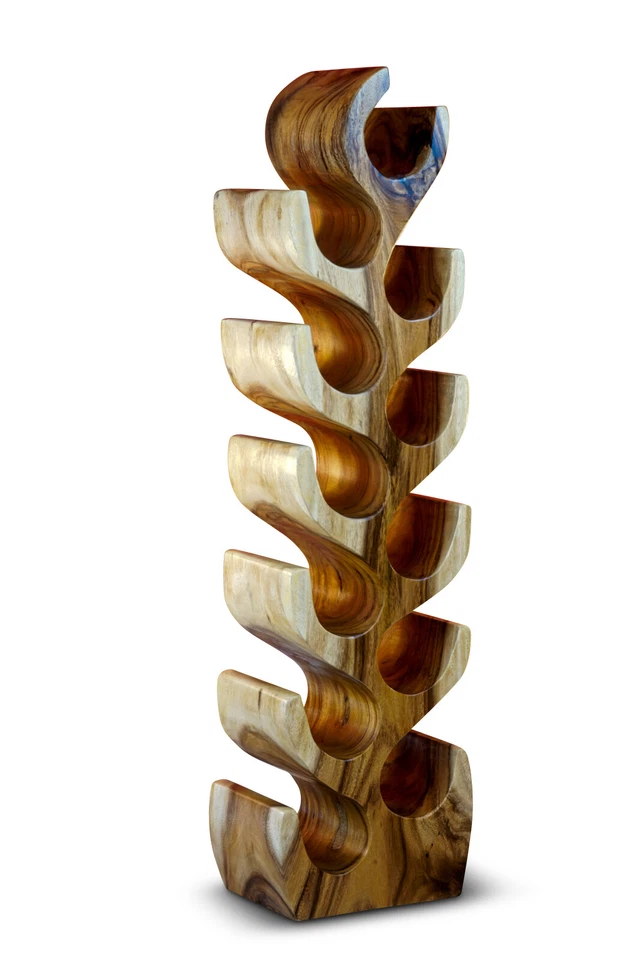 Weinregal Holz Flaschenhalter Flaschenständer Bar Wein Flaschen Regal Ständer - Bild 1 von 4